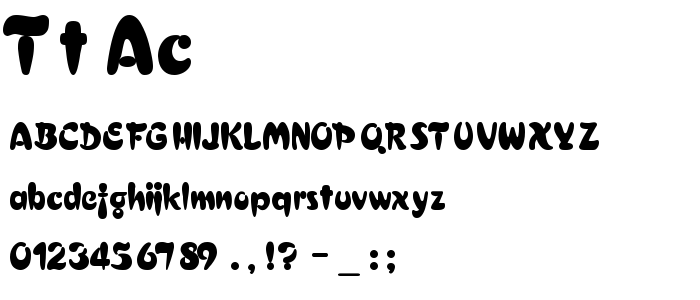 Tt_Ac font