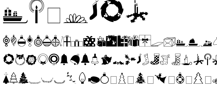 Tt_Xmas font