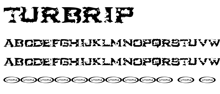 Turbrip font