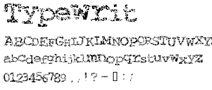 Typewrit font