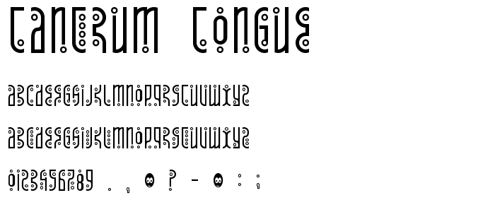 Tantrum_Tongue font