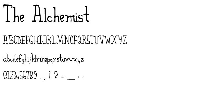 The_Alchemist font
