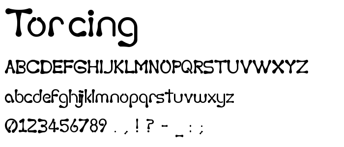 Torcing font