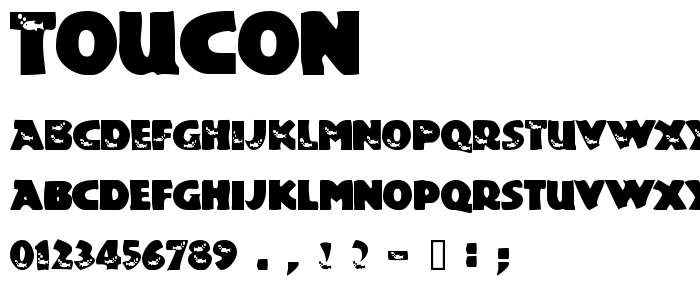 Toucon font
