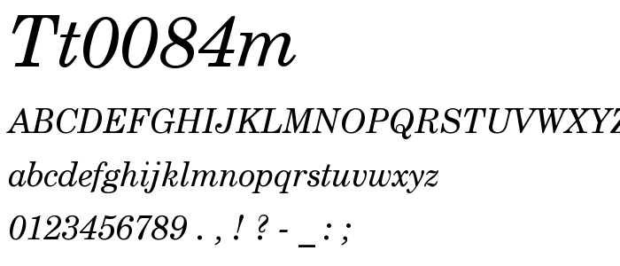 Tt0084m font