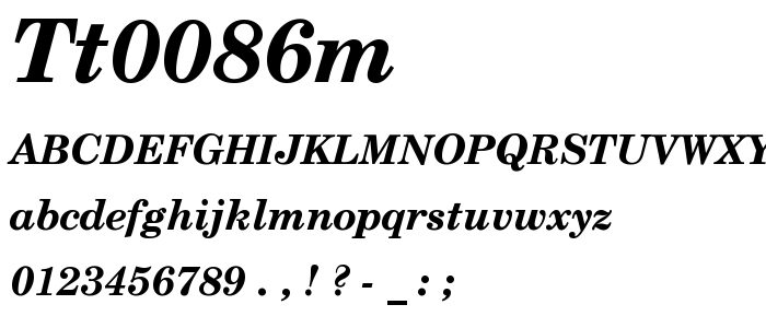 Tt0086m font