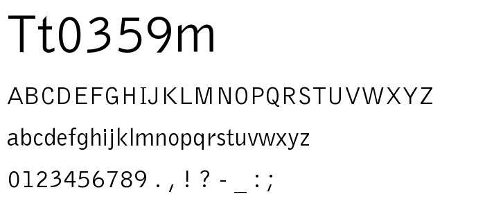 Tt0359m font