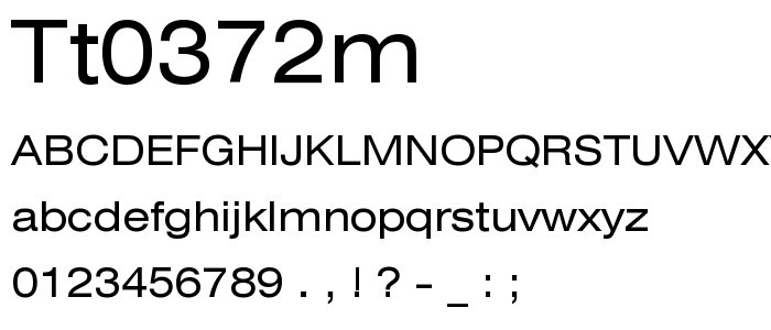 Tt0372m font