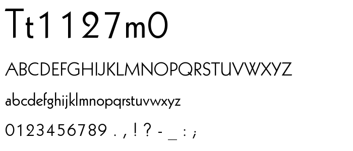 Tt1127m0 font