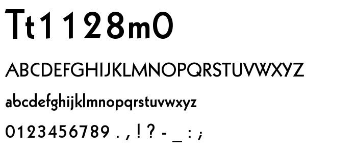 Tt1128m0 font