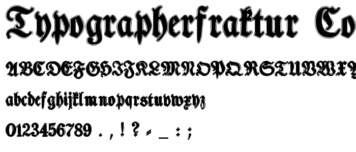 Typographerfraktur_Contour font