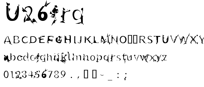 U26frg font