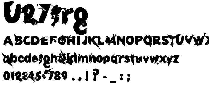 U27frg font