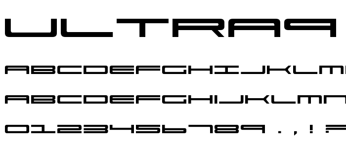 Ultra9 font