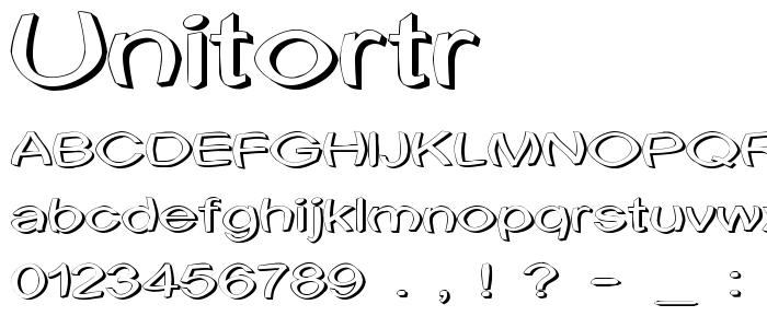 Unitortr font