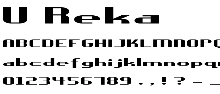U_Reka font