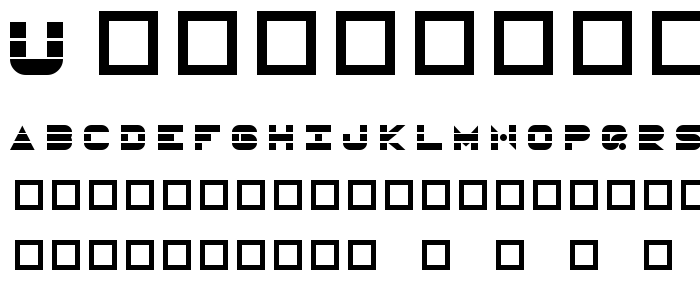 Ultrasonic font