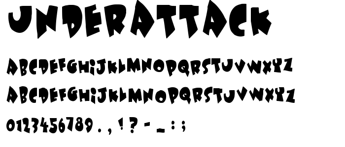 Underattack font