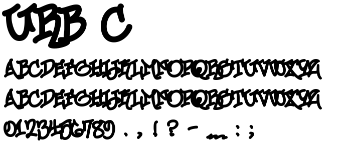 Urb_C font