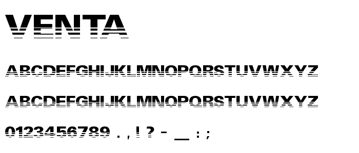 Venta font