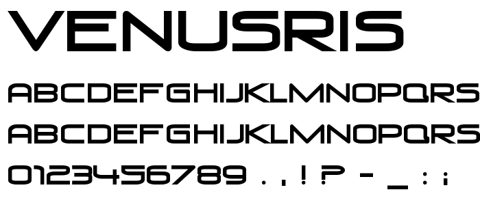 Venusris font