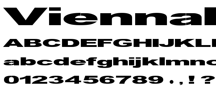 Viennahy font
