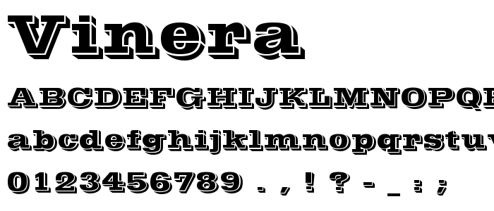 Vinera font