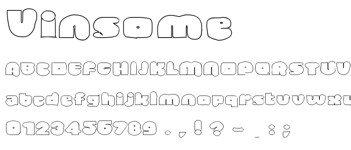 Vinsome font