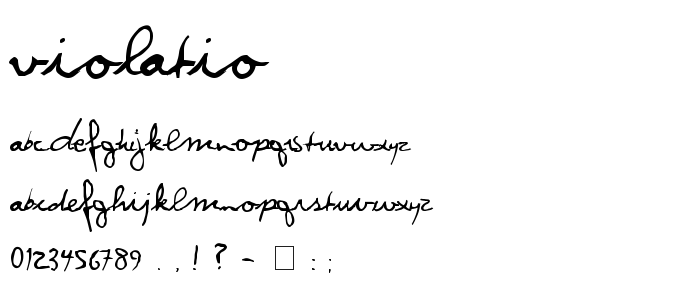 Violatio font