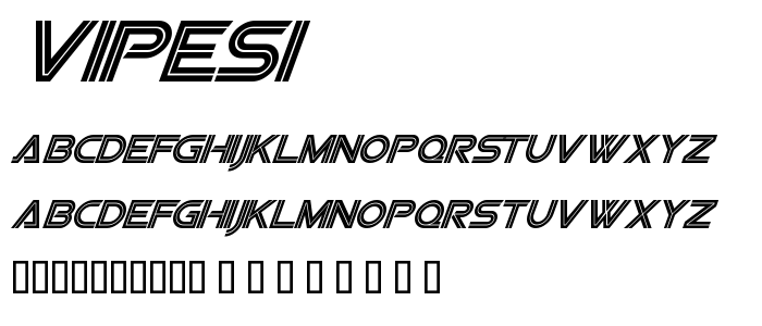 Vipesi font