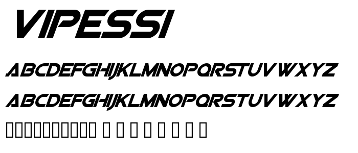 Vipessi font