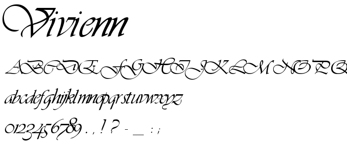 Vivienn font