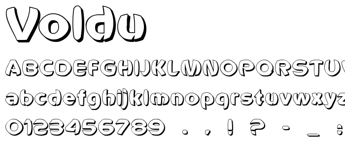 Voldu font