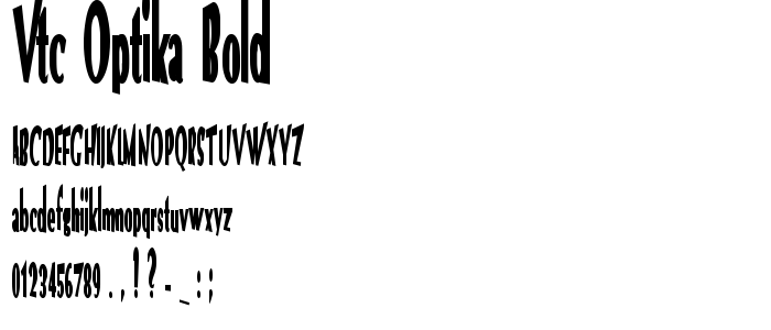 Vtc_Optika_Bold font
