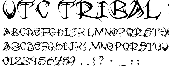 Vtc_Tribal_Regular font