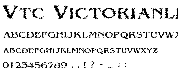 Vtc_Victorianlint_Sc font