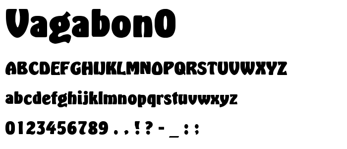 Vagabon0 font