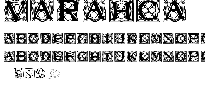 Varahca font