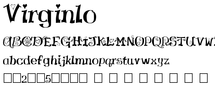 Virginlo font