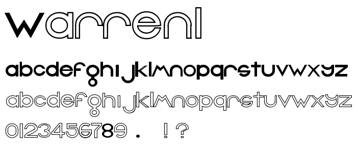 Warren1 font