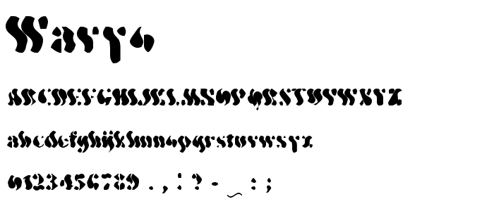 Wavyo font