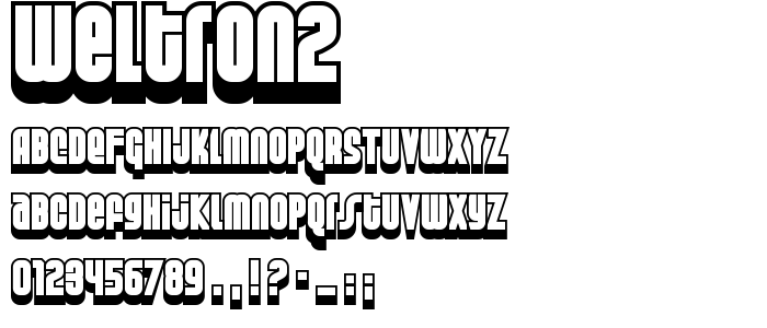 Weltron2 font