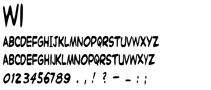 Wi font