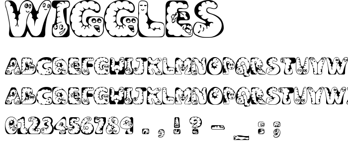 Wiggles font
