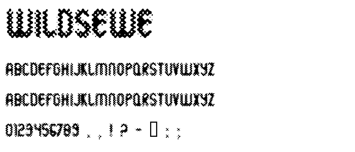 Wildsewe font