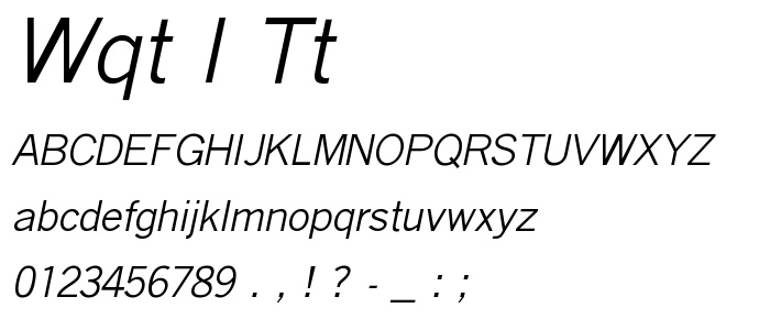 Wqt_I_Tt font