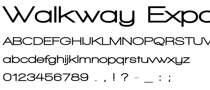 Walkway_Expand_Black font