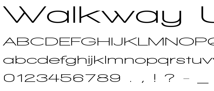 Walkway_Ultraexpand_Bold font