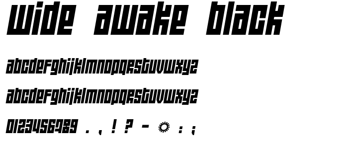 Wide_Awake_Black font