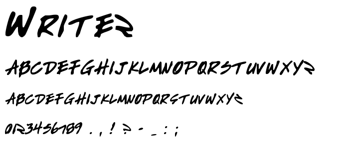 Write2 font